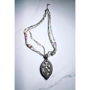 Vintage Necklace Vintage 90's Dark Academia Cottagecore Pendant Jewelry